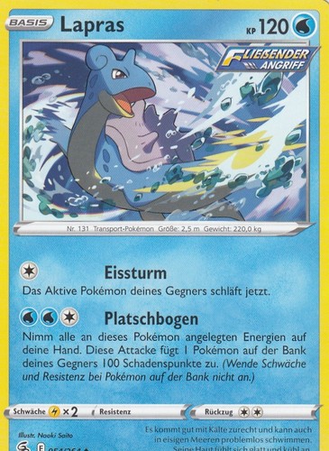 Lapras 054 264 - lapras, angriff