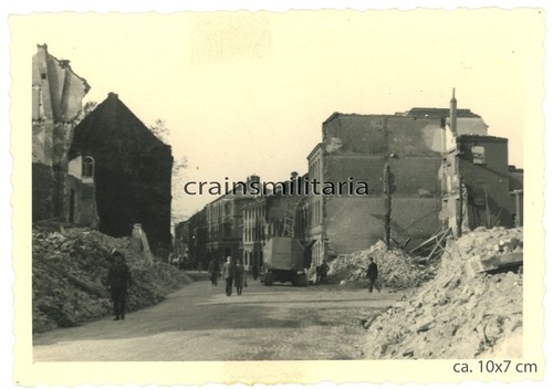 Orig foto soldat zerstörtes - foto,
