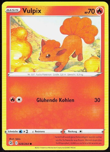 Pokemon tcg vulpix fusions - vulpix,