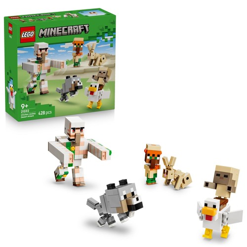 Lego minecraft 21592 angriff - minecraft,