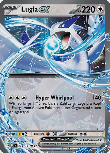 Pokémon lugia 082 131 - ex, 082/131