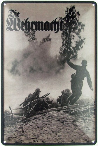 Blechschild 20x30cm gewölbt