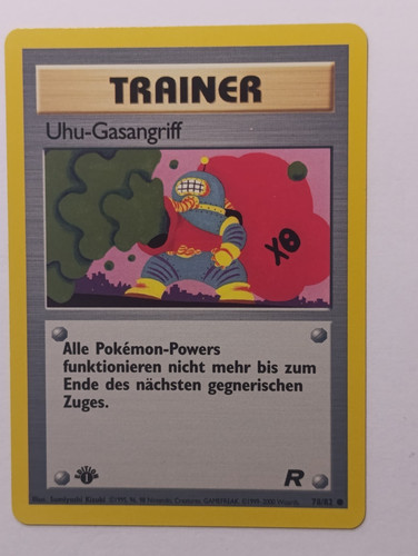 First edition uhu - first, uhu-gasangriff