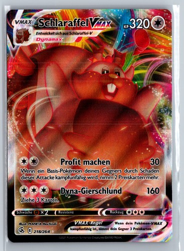 Pokemon schlaraffel vmax fst - vmax,