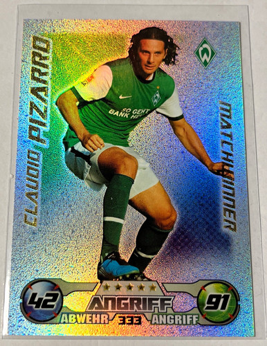 Topps match attax - match, claudio