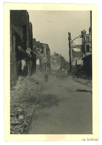 Orig foto zerstörtes - orig., rheydt