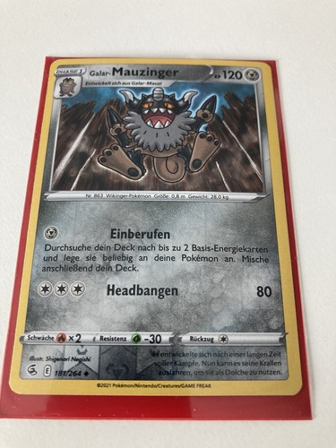 Pokemon karte mauzinger - pokemon,